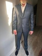 Donkerblauw trouwpak van Henk ter Horst, Maat 52/54 (L), Blauw, Ophalen of Verzenden, Zo goed als nieuw
