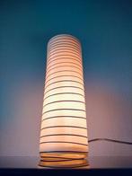 Italië Glas Lamp Tafellamp Wit Opalino Vetro Zwart 1990, Ophalen of Verzenden