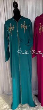 Jelaba turquoise, Ophalen of Verzenden, Zo goed als nieuw, Blauw, Overige typen