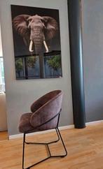 Eetkamerstoel - Passe Partout velvet, Ophalen, Nieuw, Stof, Drie