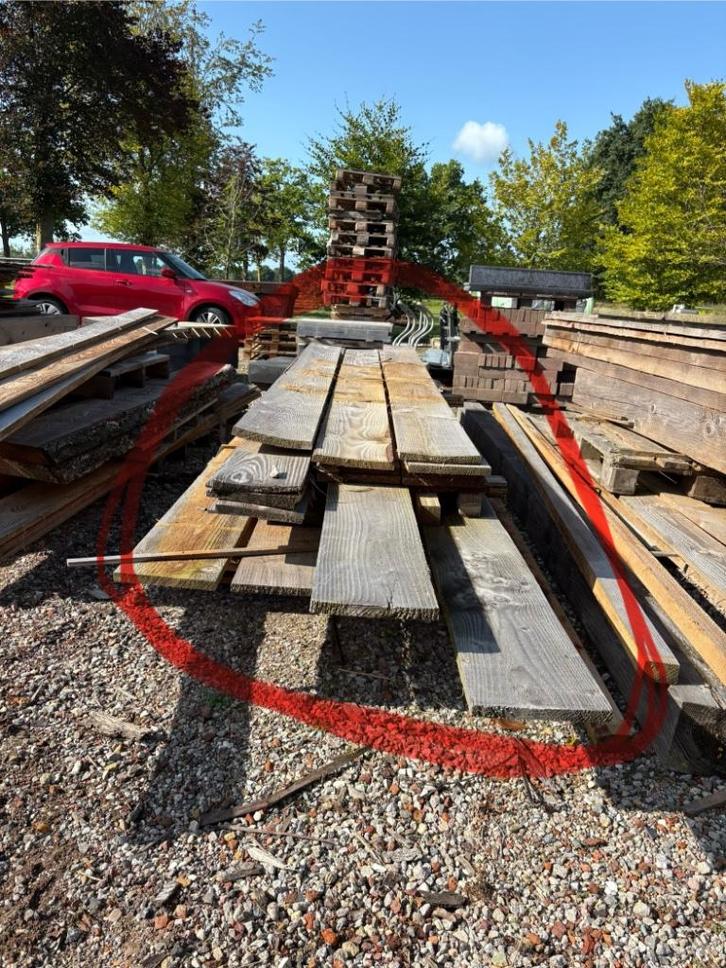 Planken 20x2 cm - B keus douglas hout, Doe-het-zelf en Verbouw, Hout en Planken, Nieuw, Plank, Overige houtsoorten, Minder dan 25 mm