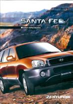 Folder Hyundai Santa Fe 2001, Gelezen, Overige merken, Ophalen of Verzenden
