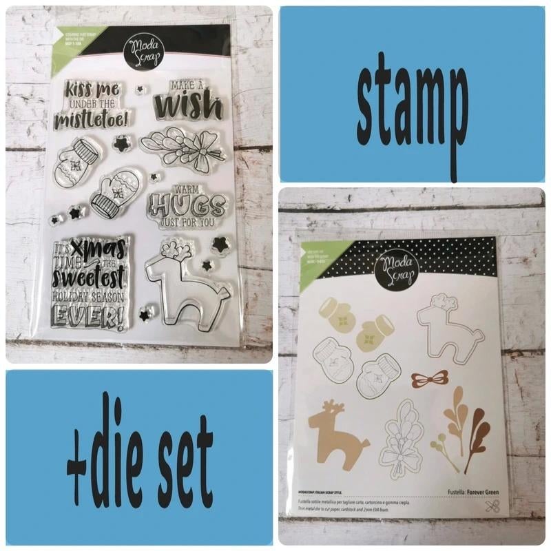 ModaScrap stamp + die set, Ophalen of Verzenden, Nieuw