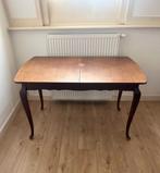 Vintage uitschuifbare eettafel / bureau, Huis en Inrichting, Tafels | Eettafels, Ophalen, Gebruikt, 50 tot 100 cm, Kersenhout