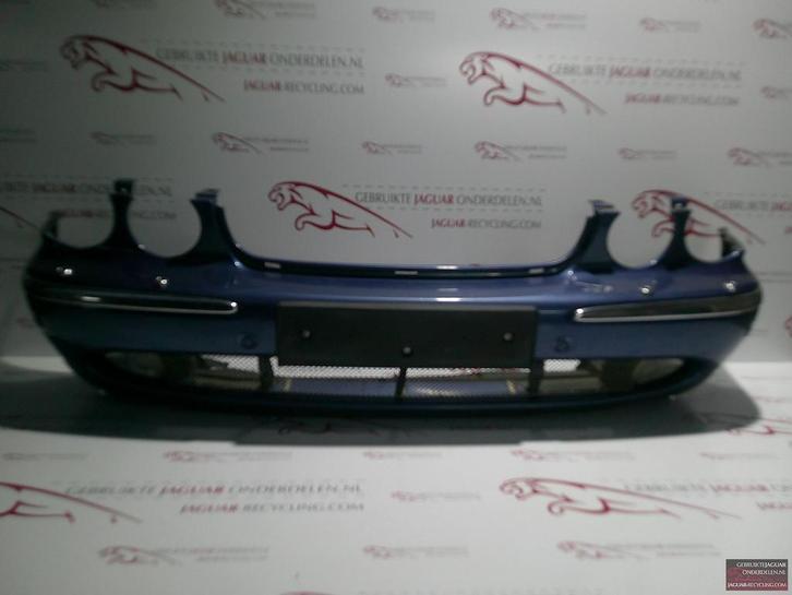 Voorbumper Jaguar XJ X350 met powerwash en PDC blauw, Auto-onderdelen, Carrosserie en Plaatwerk, Bumper, Jaguar, Voor, Gebruikt