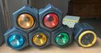 Retro/vintage discolampen 5 stuks met controller, Muziek en Instrumenten, Licht en Laser, Ophalen of Verzenden, Gebruikt, Licht