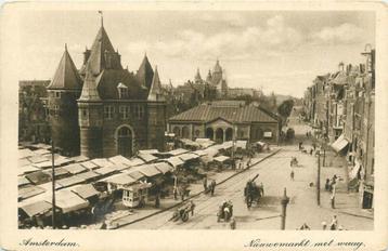 (304-225-011) Amsterdam Nieuwemarkt met waag beschikbaar voor biedingen