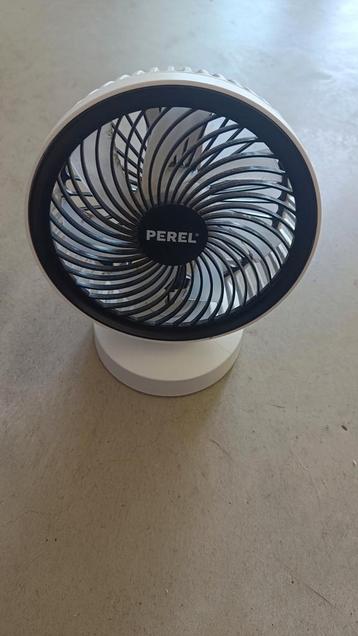 Miniventilator Perel tafelventilator usb beschikbaar voor biedingen