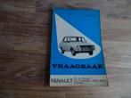 Renault 12 ook Gordini - Vraagbaak Werkplaatshandboek NL, Verzenden, Gelezen, Renault