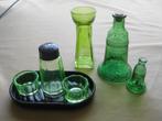glaswerk anna    groen       of blauw, Antiek en Kunst, Ophalen of Verzenden