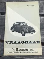 Vraagbaak VW Kever 1200, VW Karmann Ghia 1200 1961-1968, Auto diversen, Handleidingen en Instructieboekjes, Verzenden