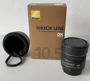 Nikon AF 10.5mm F/2.8G ED DX Fisheye beschikbaar voor biedingen