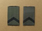 rangen gvt-zwart  -  Korporaal, Ophalen of Verzenden, Landmacht, Nederland, Embleem of Badge