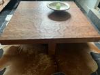 Lintoo salontafel massief eiken, Huis en Inrichting, Ophalen, 50 tot 100 cm, 50 tot 100 cm, Zo goed als nieuw