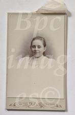 cdv meisje Bergen op Zoom 1900's (2), Gebruikt, Verzenden, Foto, Voor 1940