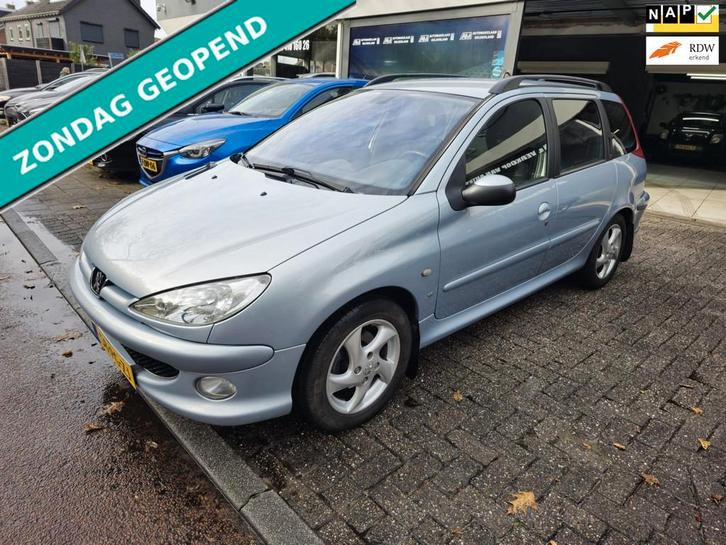 Peugeot 206 SW 1.6-16V XS Pack | INRUILKOOPJE | ZO MEE | NW, Auto's, Peugeot, Bedrijf, Te koop, ABS, Airbags, Airconditioning