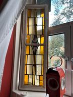 Glas in lood raam / kozijn, Doe-het-zelf en Verbouw, Glas en Ramen, Ophalen, Zo goed als nieuw, Gevelraam of Ruit, Glas in lood