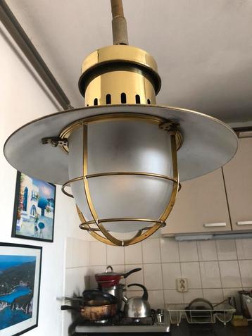 Vissers model hanglamp. 40cm. bij 40 cm. Dus vrij groot. beschikbaar voor biedingen