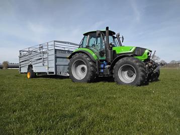  veewagens  Deutz Agrotron 6165 + 165.7 Fendt 924 Rolland  beschikbaar voor biedingen