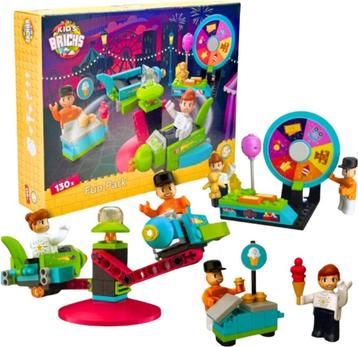 Kids Bricks bouwstenen Fun Park 130 delig  beschikbaar voor biedingen