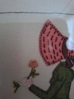 Appliqué geborduurd en stoffen schilderijtjes ingelijst, Ophalen of Verzenden