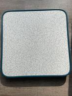 Crespo oplegblad voor vouwkrukje blauw, Ophalen of Verzenden, Gebruikt