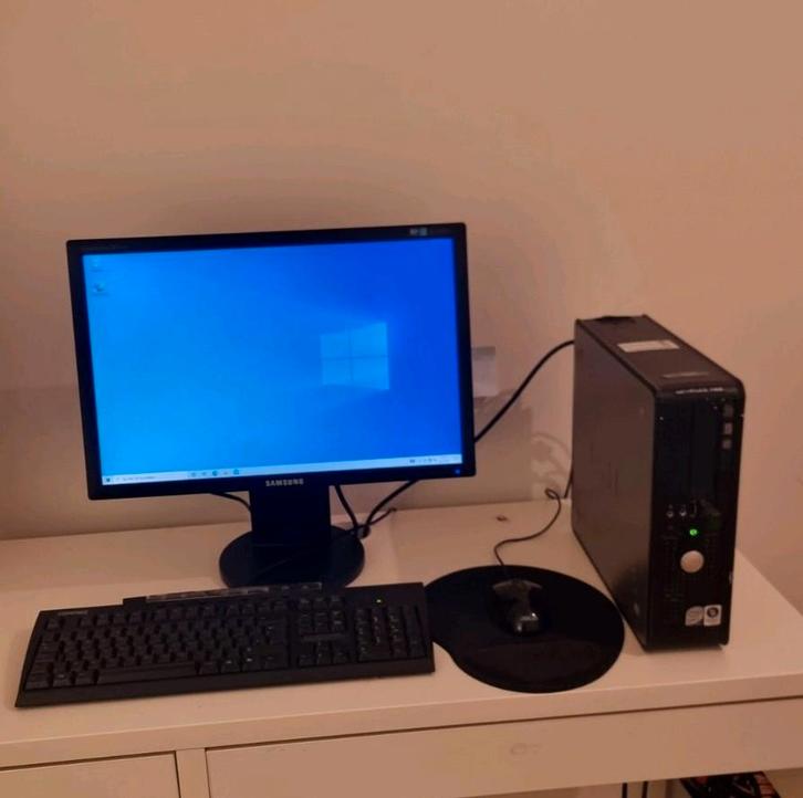 Dell Optiplex 780 Complete Desktop, Computers en Software, Desktop Pc's, Gebruikt, HDD, Met videokaart, Met monitor, Ophalen