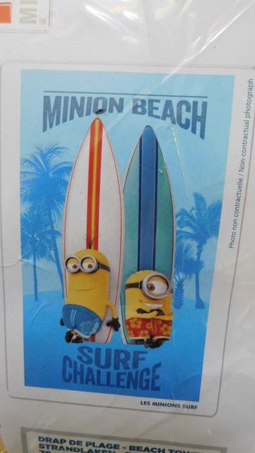 * Minion strandlaken 70 x 120 cm (nieuw in verpakking) beschikbaar voor biedingen