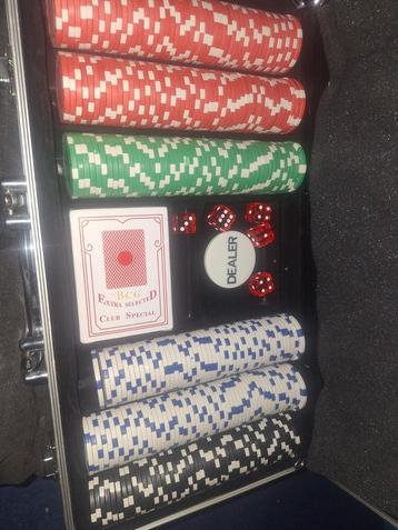 Te koop.poker seti goed in staat  beschikbaar voor biedingen