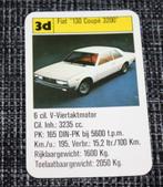 autokaartje FIAT 130 coupe 3200, Auto's, Ophalen of Verzenden, Zo goed als nieuw