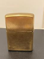Zippo Aansteker Solid Brass, Verzamelen, Rookartikelen, Aanstekers en Luciferdoosjes, Ophalen of Verzenden, Gebruikt, Aansteker