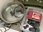Hot Stone Massage Set - Verwarmer, Stenen & Boek, Ophalen, Gebruikt, Hotstone
