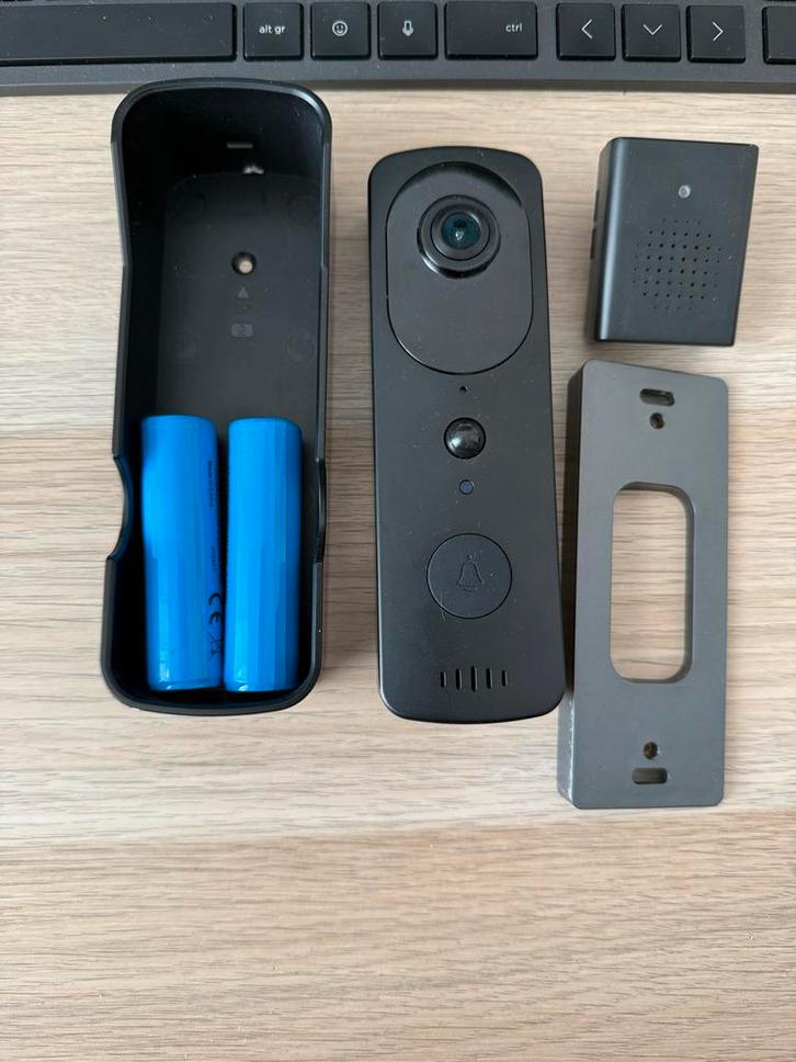 LSC Smart Connect Wifi Videodeurbel - Tuya Compatibel, Doe-het-zelf en Verbouw, Alarmsystemen, Zo goed als nieuw, Compleet systeem