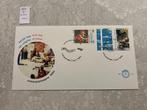 Plaatfout 1444 P1 op 1e dag enveloppe, Postzegels en Munten, Postzegels | Nederland, Ophalen of Verzenden, Gestempeld