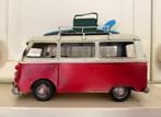 Vintage Surf Bus groot model  - Metaal, Huis en Inrichting, 50 tot 100 cm, Ophalen of Verzenden, Zo goed als nieuw, Metaal