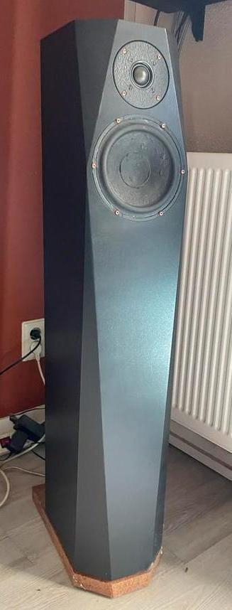 Pink Faun - Triple M - Scanspeak 2 weg, Audio, Tv en Foto, Luidsprekers, Gebruikt, Front, Rear of Stereo speakers, 60 tot 120 watt