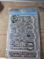 stempel ECD CS392 rose, Ophalen of Verzenden, Nieuw, Clearstamp