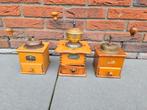 3 antieke Koffiemolens RW - PeDe & Alka samen €49, Antiek en Kunst, Ophalen of Verzenden