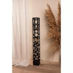 Nieuw! PTMD Ferdin Black metal floor lamp shaped holes, Nieuw, Industrieel, 100 tot 150 cm, Ophalen of Verzenden