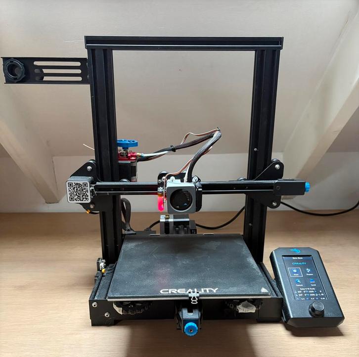 Ender 3 v2 + BL Touch sensor + nozzel voor hout, Computers en Software, 3D Printers, Gebruikt, Ophalen