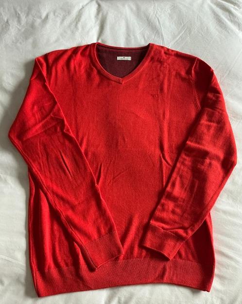 Tom Tailor, Heren trui,  maat L, Kleding | Heren, Truien en Vesten, Zo goed als nieuw, Maat 48/50 (M), Rood, Ophalen of Verzenden