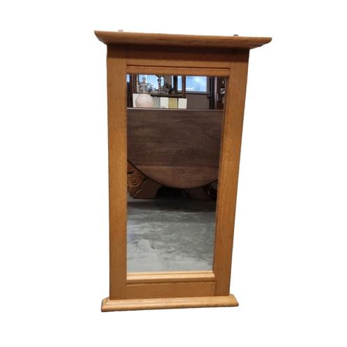 Oisterwijk eikenhouten spiegel, Huis en Inrichting, Woonaccessoires | Spiegels, Zo goed als nieuw, Minder dan 50 cm, Minder dan 100 cm