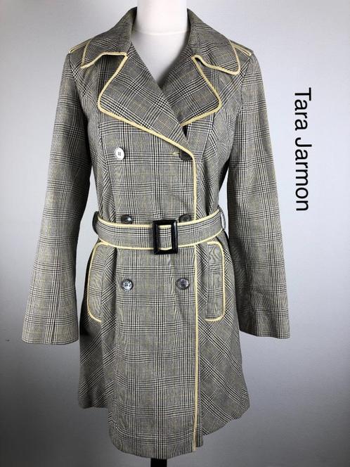 Tara Jarmon Trenchcoat  (mt: 40) 28,4/8154, Kleding | Dames, Jassen | Zomer, Zo goed als nieuw, Maat 38/40 (M), Beige, Ophalen of Verzenden