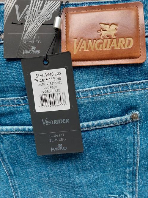 VANGUARD V850 Rider slimfit jeans W40 L32, Kleding | Heren, Spijkerbroeken en Jeans, Nieuw, W40 - W42 (confectie 56/58), Blauw