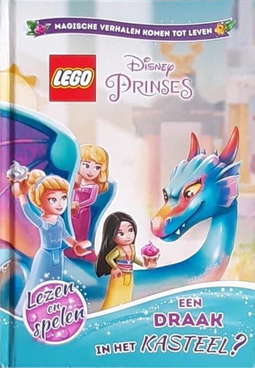 Boek Disney Princess/Lego - Een Draak In Het Kasteel?, Boeken, Kinderboeken | Kleuters, Zo goed als nieuw, Fictie algemeen, Meisje