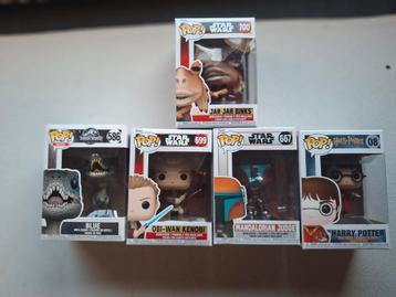 Funko Pops - Star Wars, Harry Potter, Jurassic World beschikbaar voor biedingen