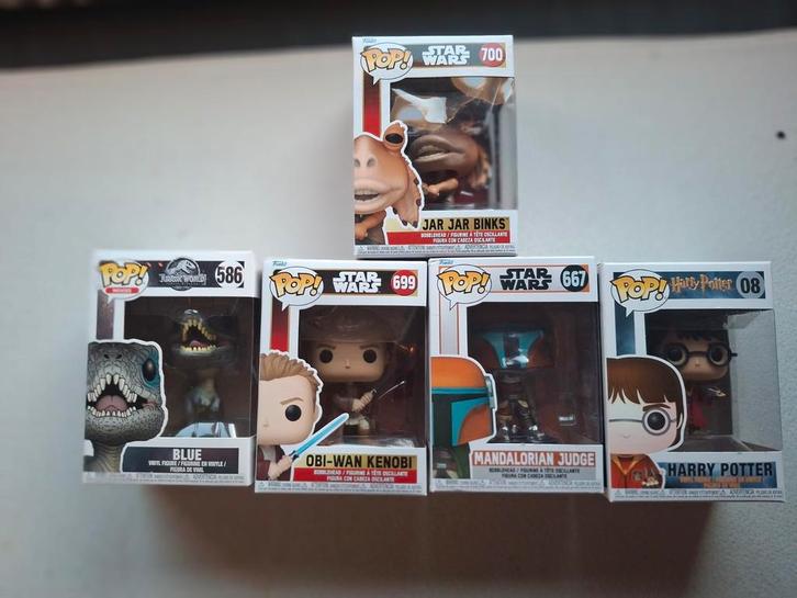 Funko Pops - Star Wars, Harry Potter, Jurassic World, Verzamelen, Poppetjes en Figuurtjes, Zo goed als nieuw, Ophalen