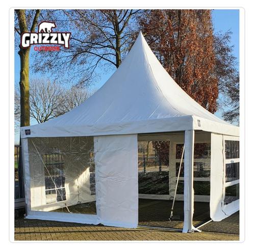 Grizzly Pagodetent 4x4 excl btw, Tuin en Terras, Partytenten, Nieuw, Pagodetent, Minder dan 5 meter, 4 tot 6 meter, Opvouwbaar