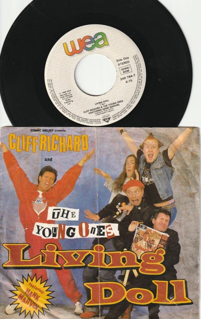 Cliff Richard And The Young Ones Ft Hank Marvin Living Doll, Cd's en Dvd's, Vinyl Singles, Gebruikt, Pop, Ophalen