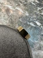 14k Gouden Rolex-stijl Zegelring, Nieuw, Ophalen of Verzenden, 17 tot 18, Dame of Heer